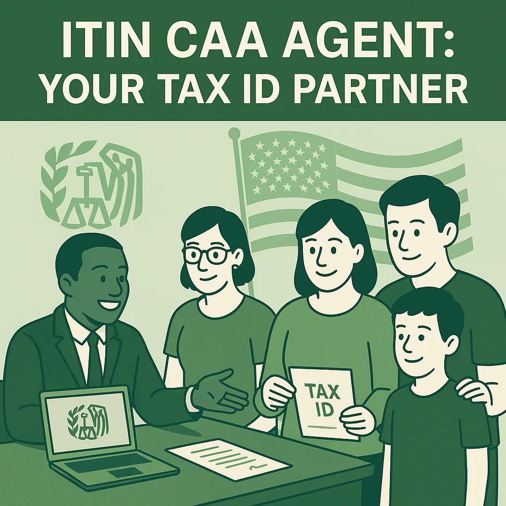 ITIN CAA代理申请美国税号专业服务